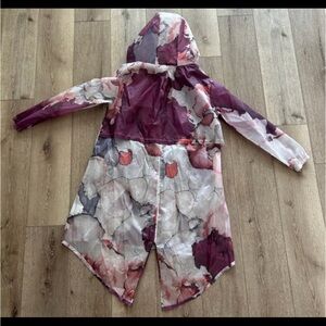 Under Armour Pink & Purple All-Over Print Hooded Jacket